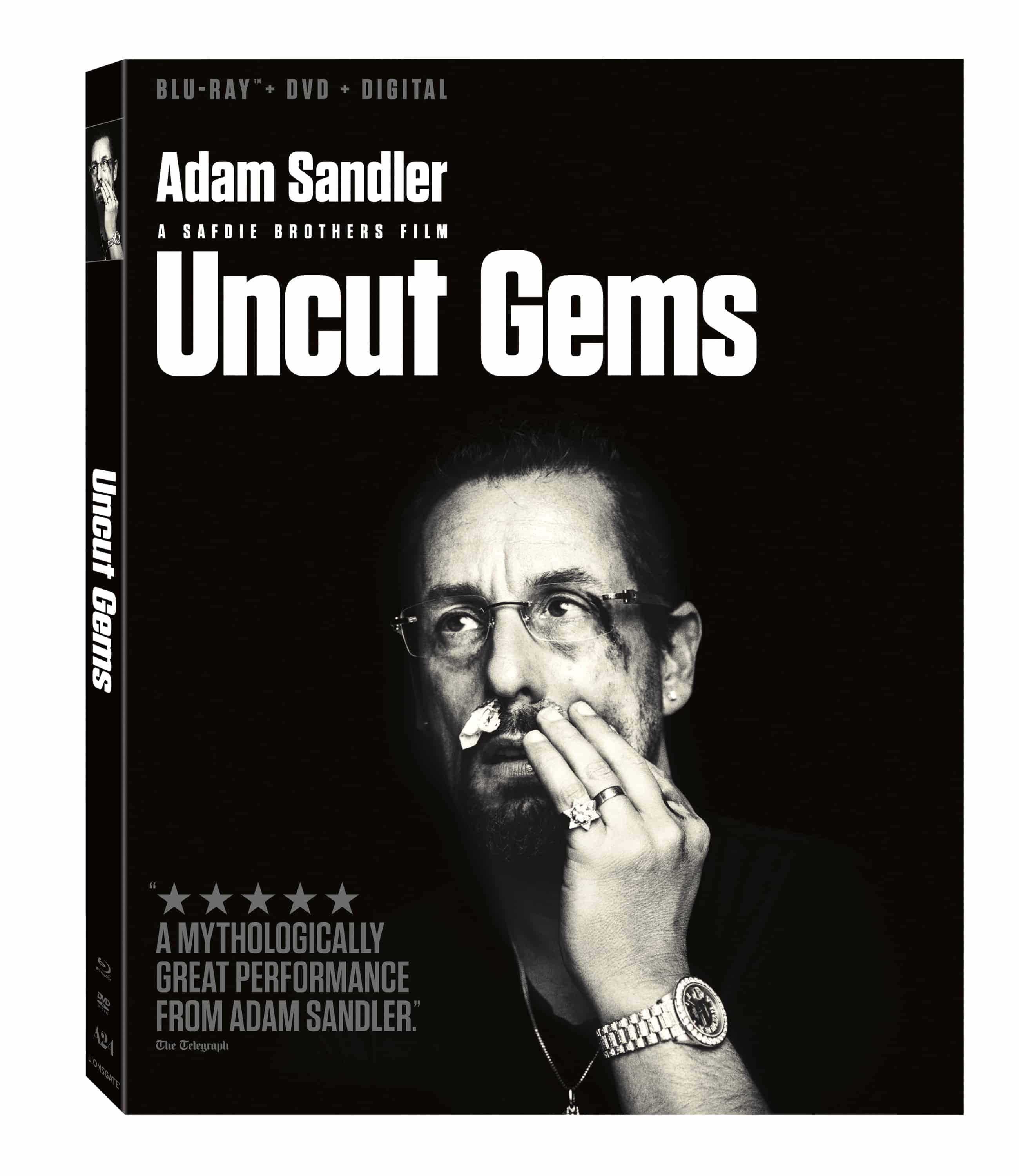 Uncut Gems arrives on Digital 2/25 and on Blu-ray and DVD 3/10 2 Uncut Gems Blu-ray box art