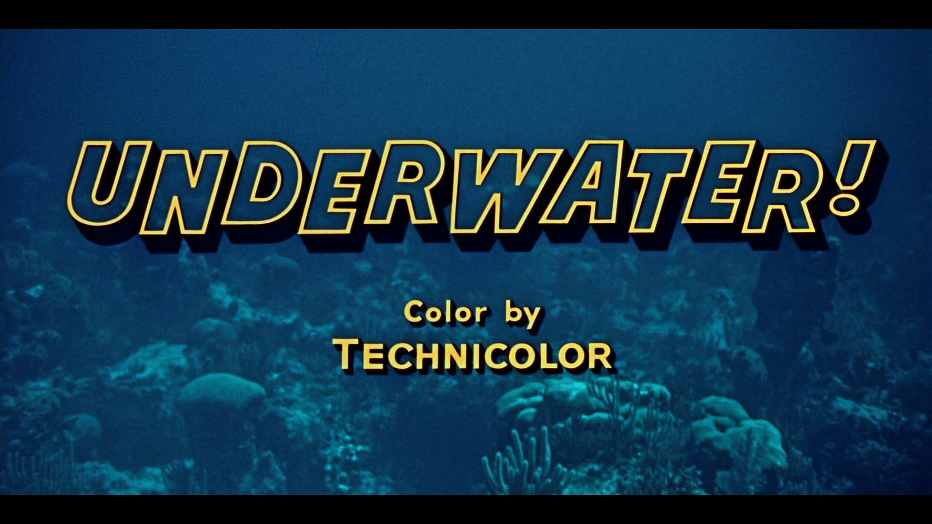 Underwater title Warner Archive blu-ray