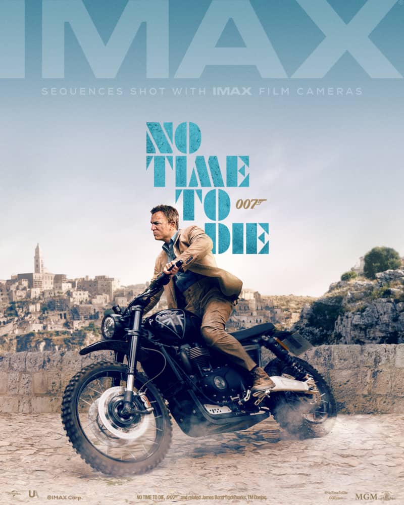 NO TIME TO DIE shows off New IMAX Exclusive Artwork 1 IMAX No Time to Die