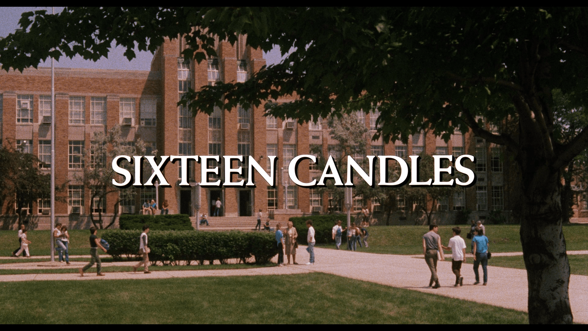 sixteen candles title card arrow blu-ray