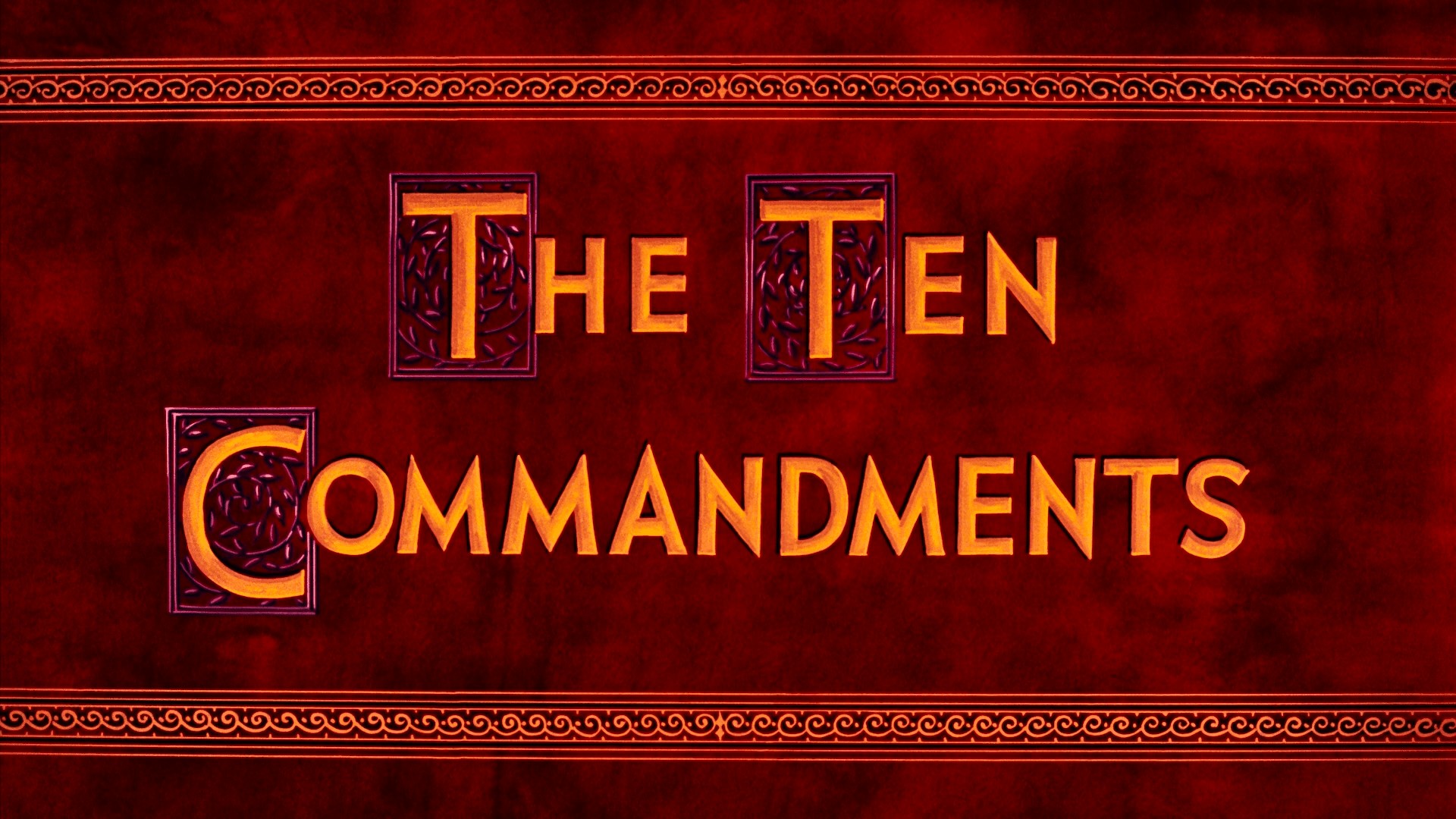 The Ten Commandments 1956 blu-ray 2020