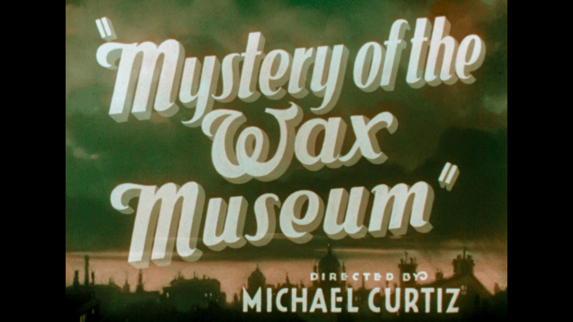 mystery of the wax museum warner archive title card