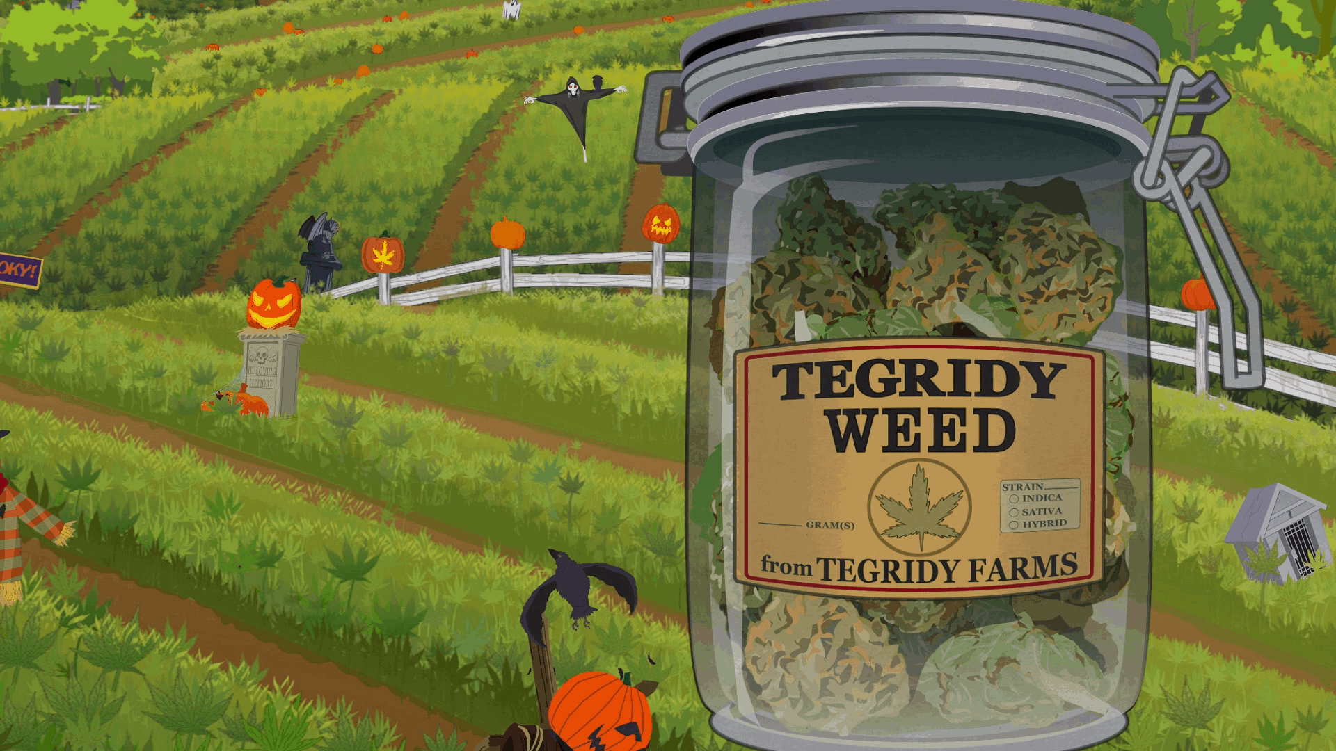 south park season 23 title card tegridy farms