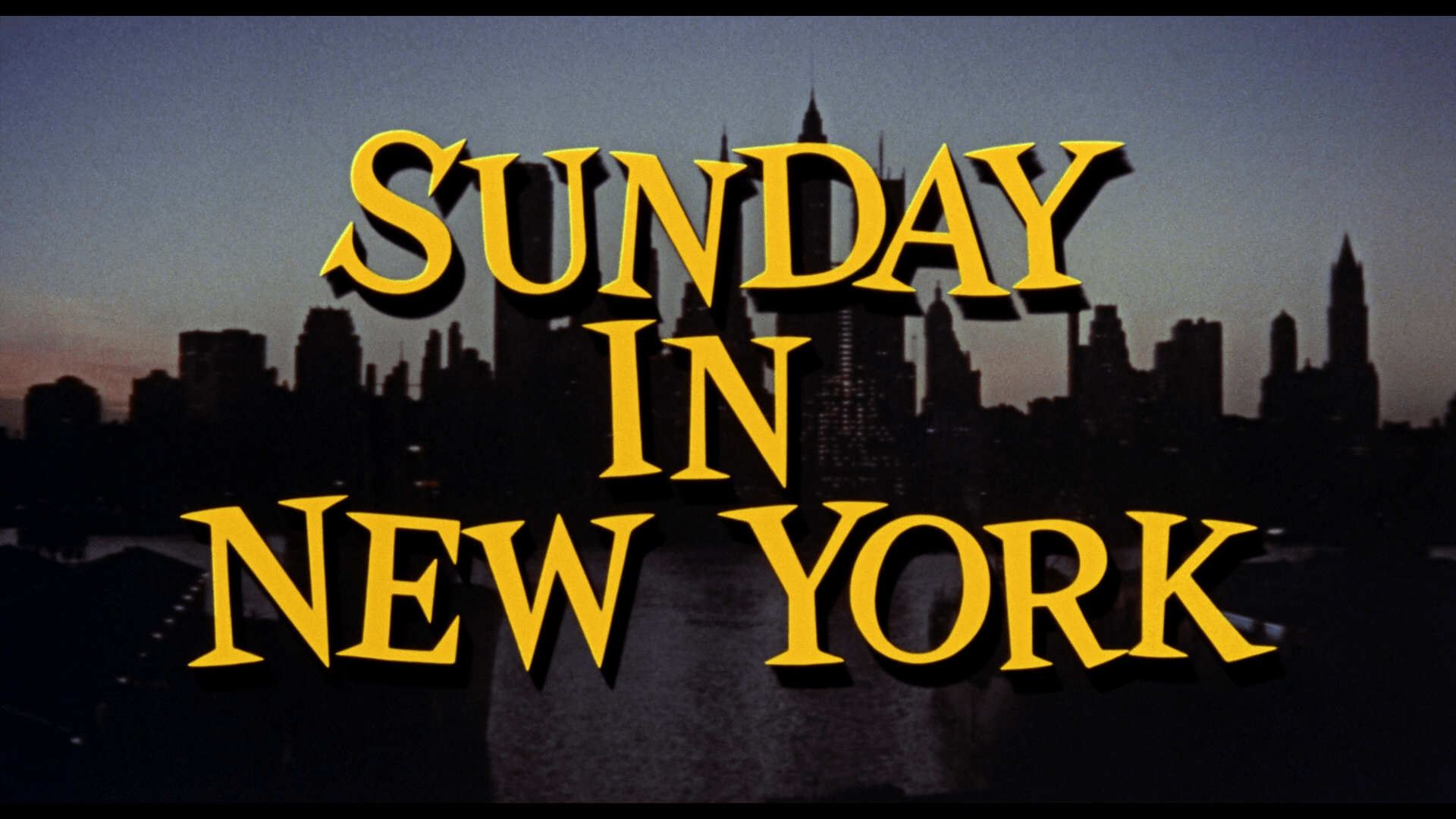 sunday in new york title