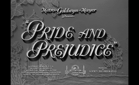 pride and prejudice 1940 warner archive