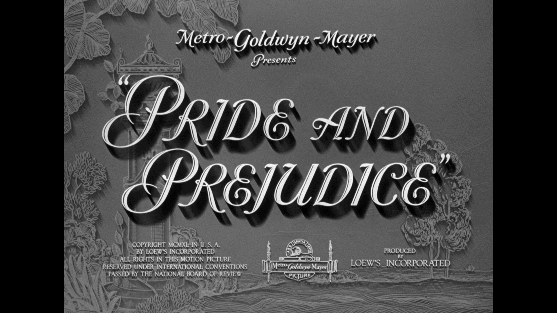 pride and prejudice 1940 warner archive