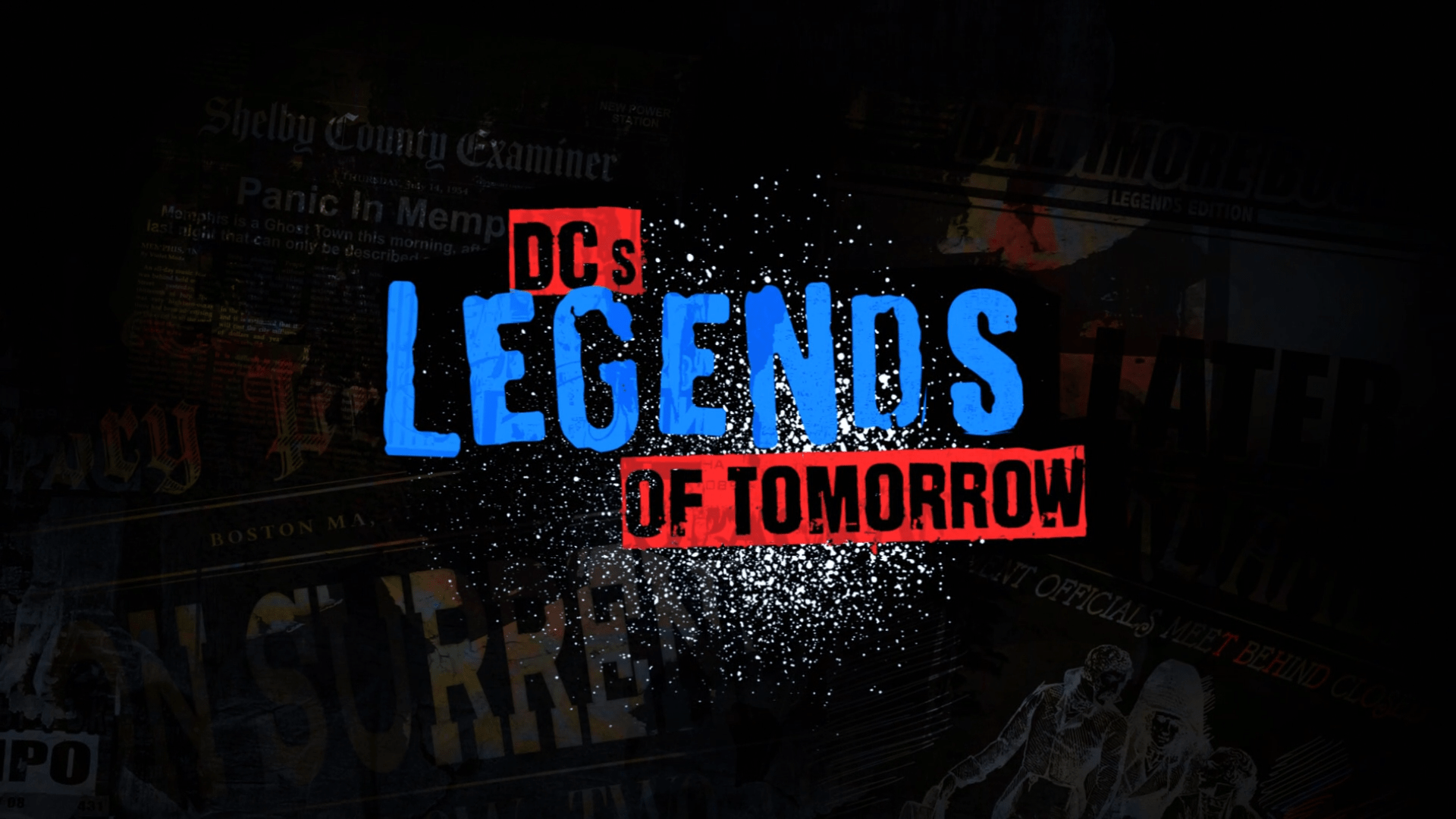 legends of tomorrow season 5 blu ray title card
