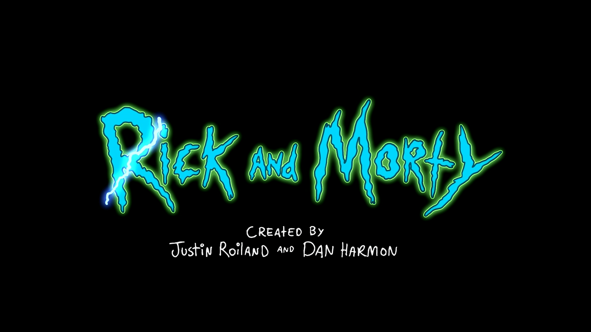 rick and morty title card