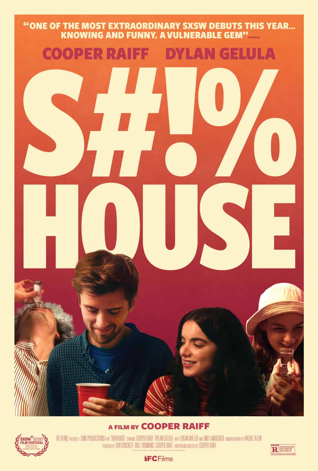 SXSW Winner SHITHOUSE, Directed by and Starring Cooper Raiff - Opens Oct 16th 2 shithouse movie poster