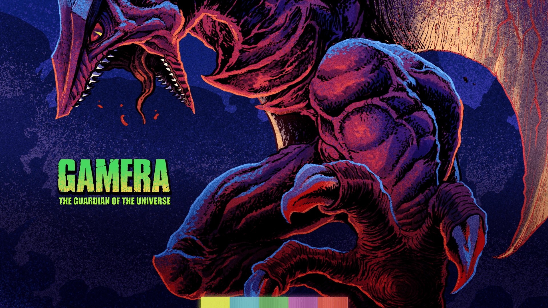 gamera guardian of the universe blu-ray menu