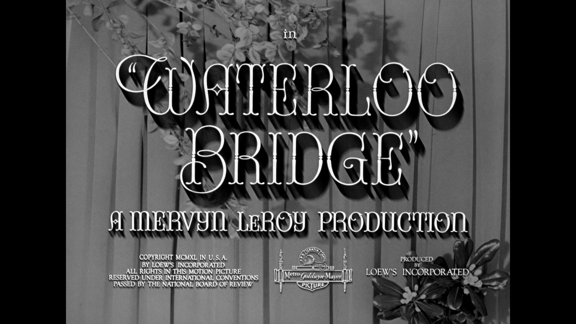 waterloo bridge title warner archive