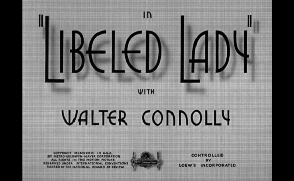libeled lady warner archive title
