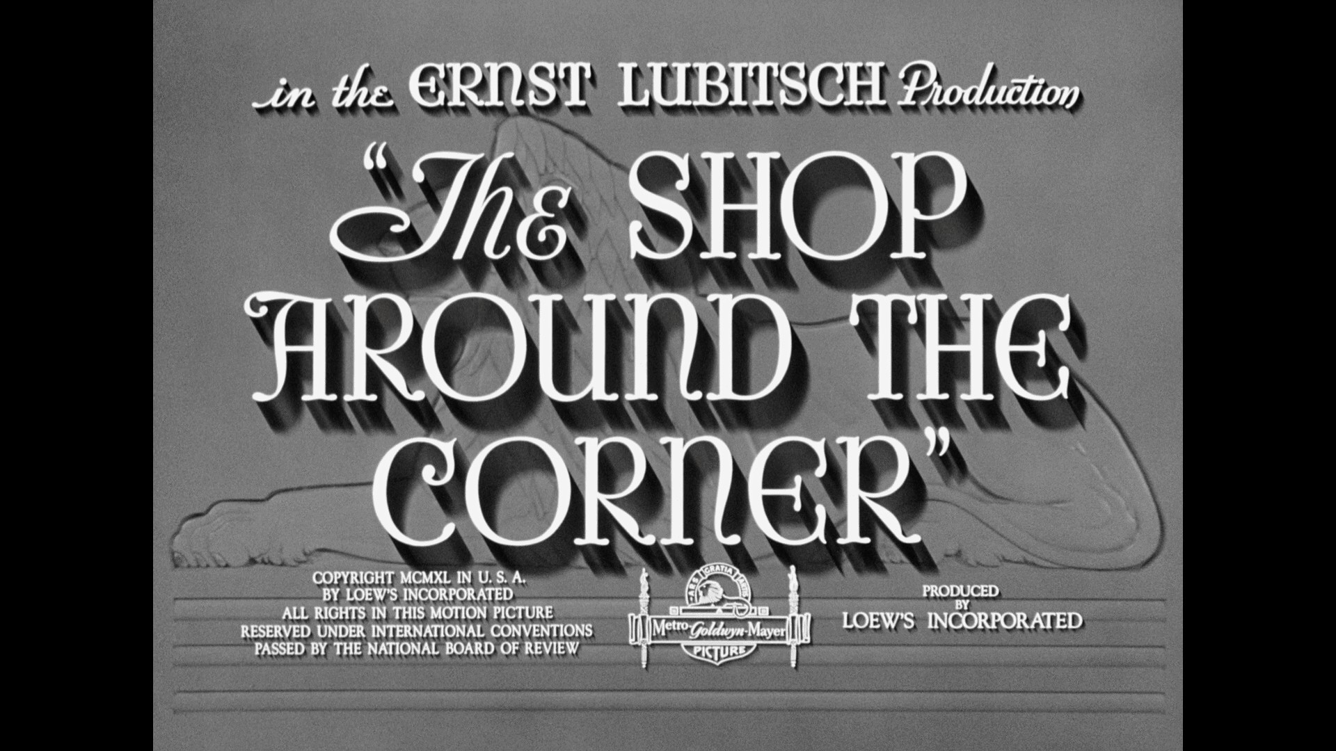 Shop Around the Corner main title