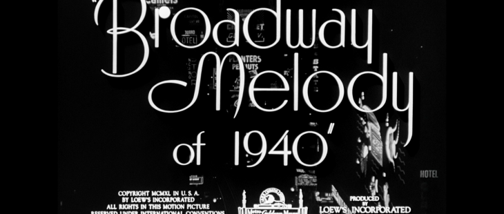 broadway melody of 1940 title