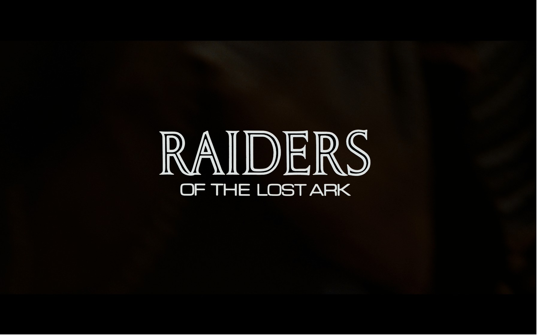 Raiders of the Lost Ark 4K title