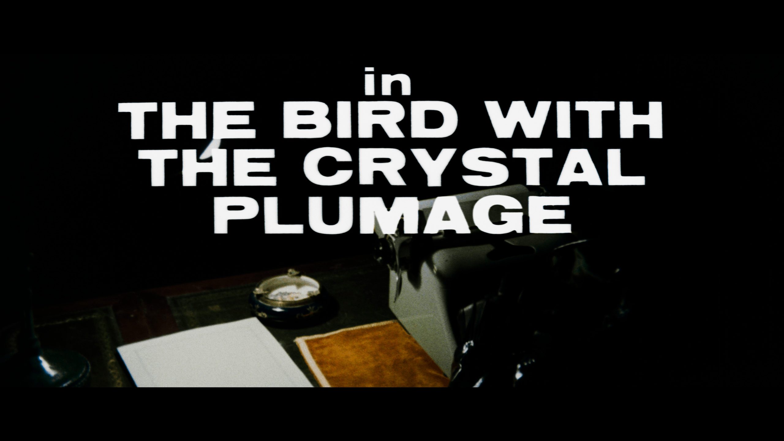 The Bird with the Crystal Plumage 4K title