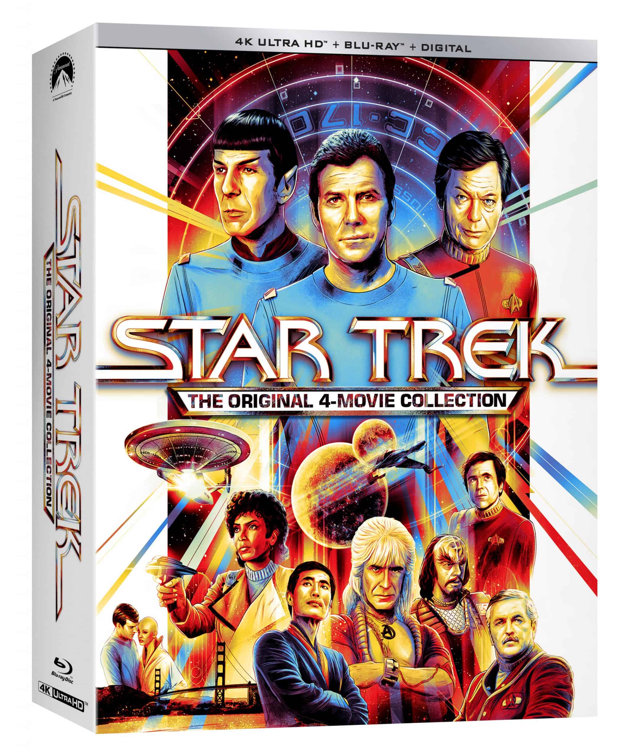 STAR TREK: THE ORIGINAL 4 MOVIES 4K ULTRA HD/BLU-RAY COLLECTION arrives on September 7th 3 STAR TREK: THE ORIGINAL 4 MOVIES 4K ULTRA HD/BLU-RAY COLLECTION arrives on September 7th 2
