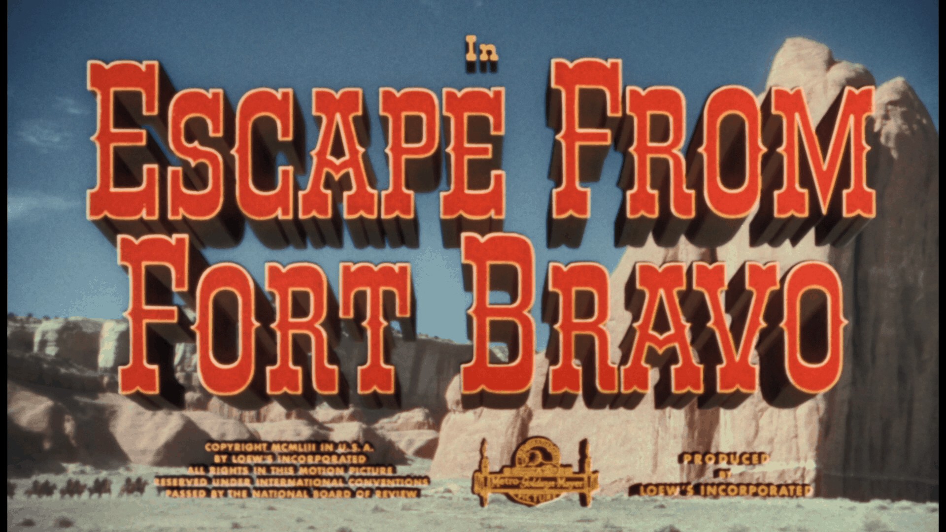 escape from fort bravo title