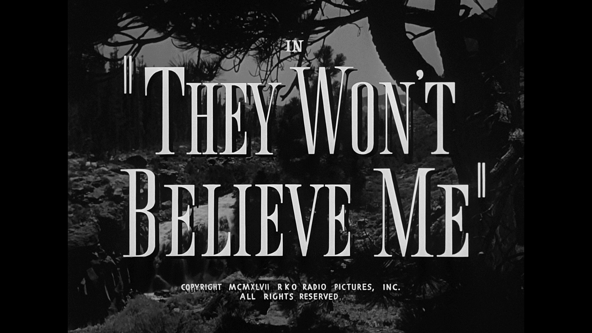 they wont believe me title warner archive