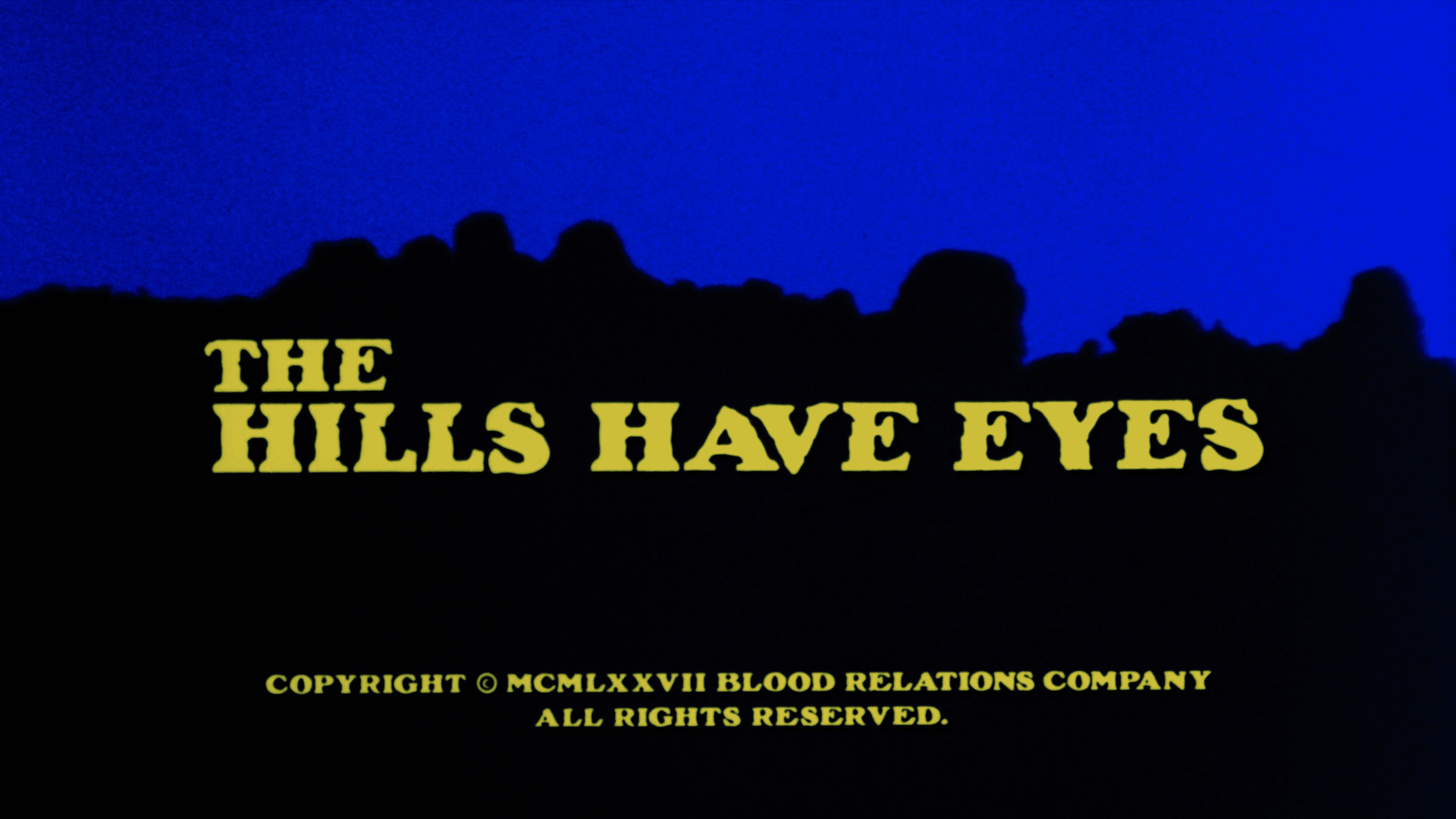 THE HILLS HAVE EYES 4K TITLE