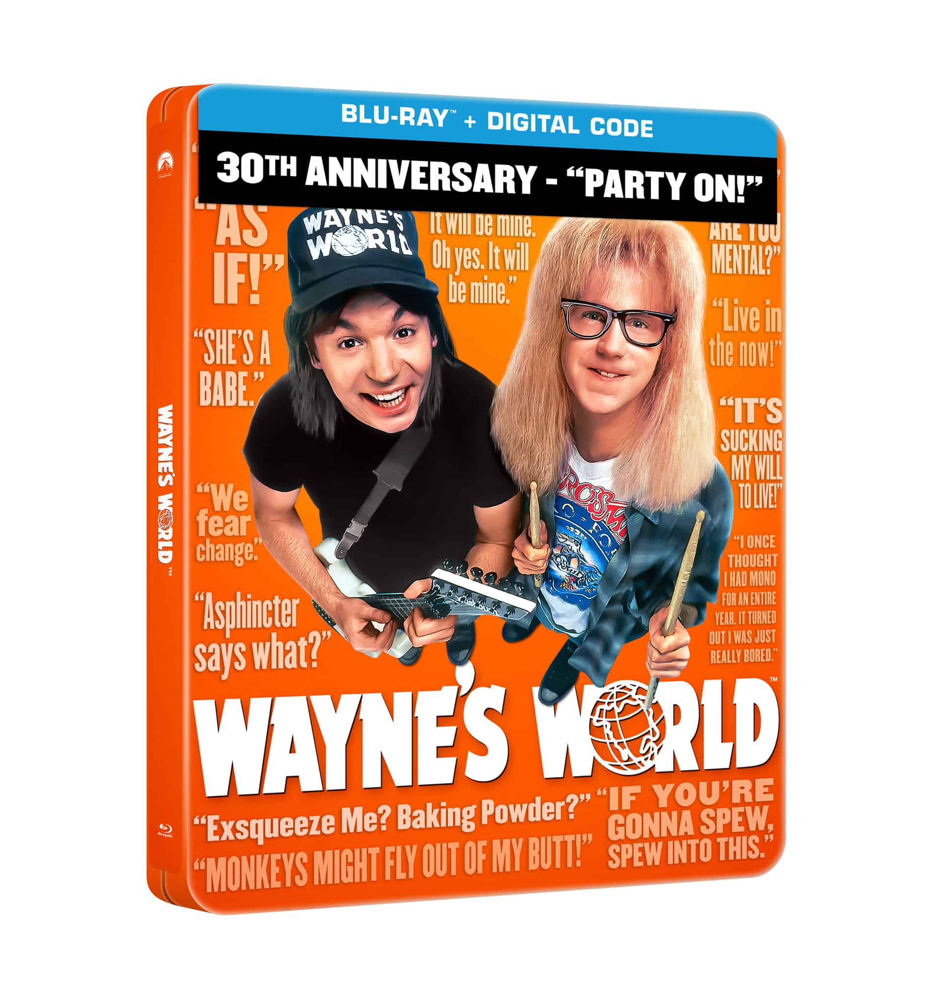Wayne's World celebrates its 30th anniversary in February with a Steelbook Blu-ray 1