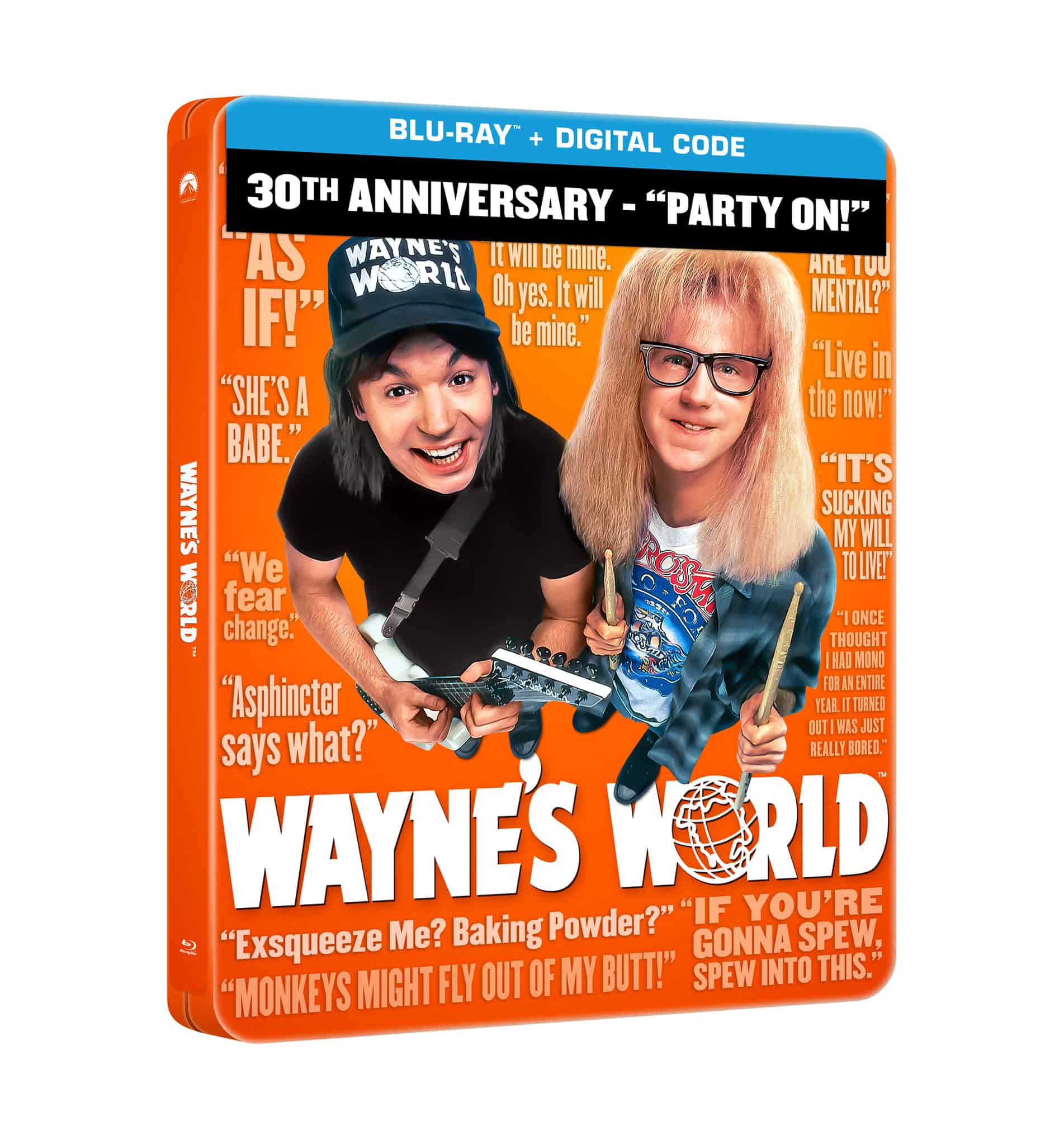 Wayne's World celebrates its 30th anniversary in February with a Steelbook Blu-ray 74