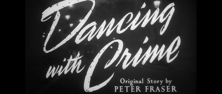Dancing with Crime title