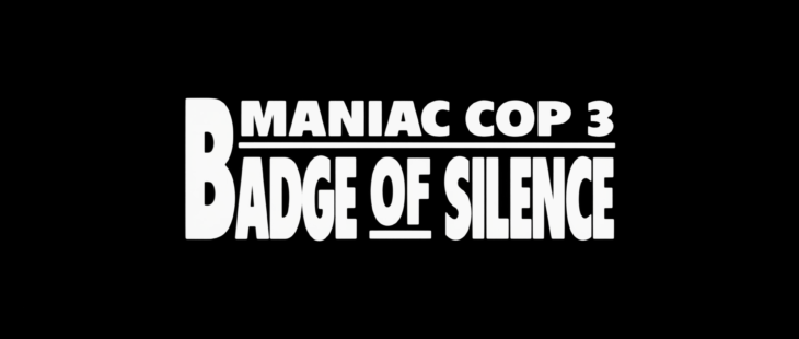 maniac cop 3 4k title