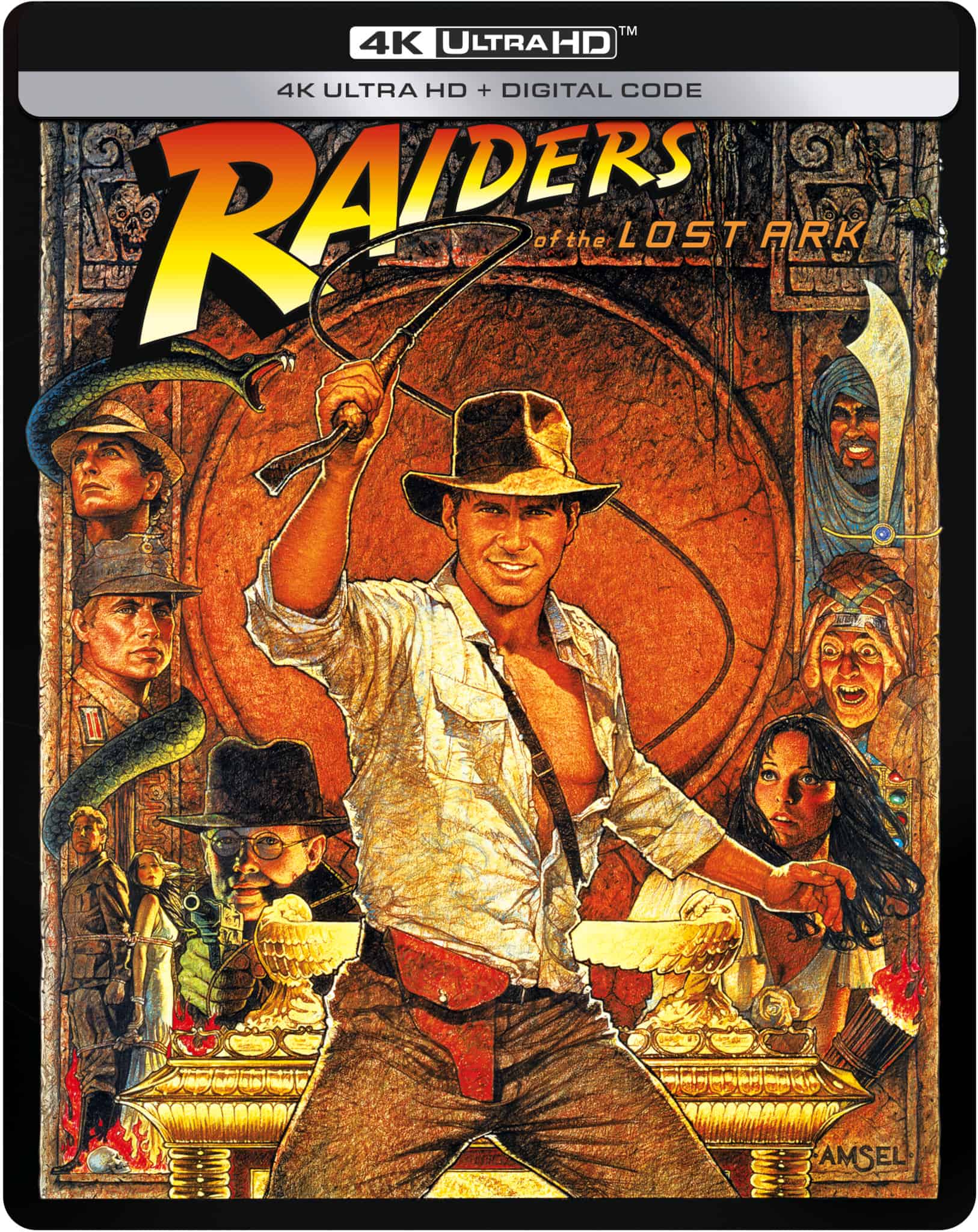 RAIDERS OF THE LOST ARK arrives on 4K Ultra HD Blu-ray Steelbook June 14th 1