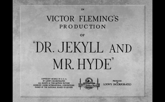 Dr Jekyll and Mr Hyde 1941 title warner archive
