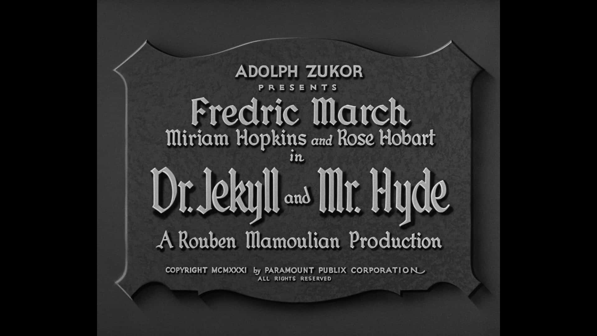Dr. Jekyll and Mr. Hyde 1932 Warner Archive Blu-ray_43