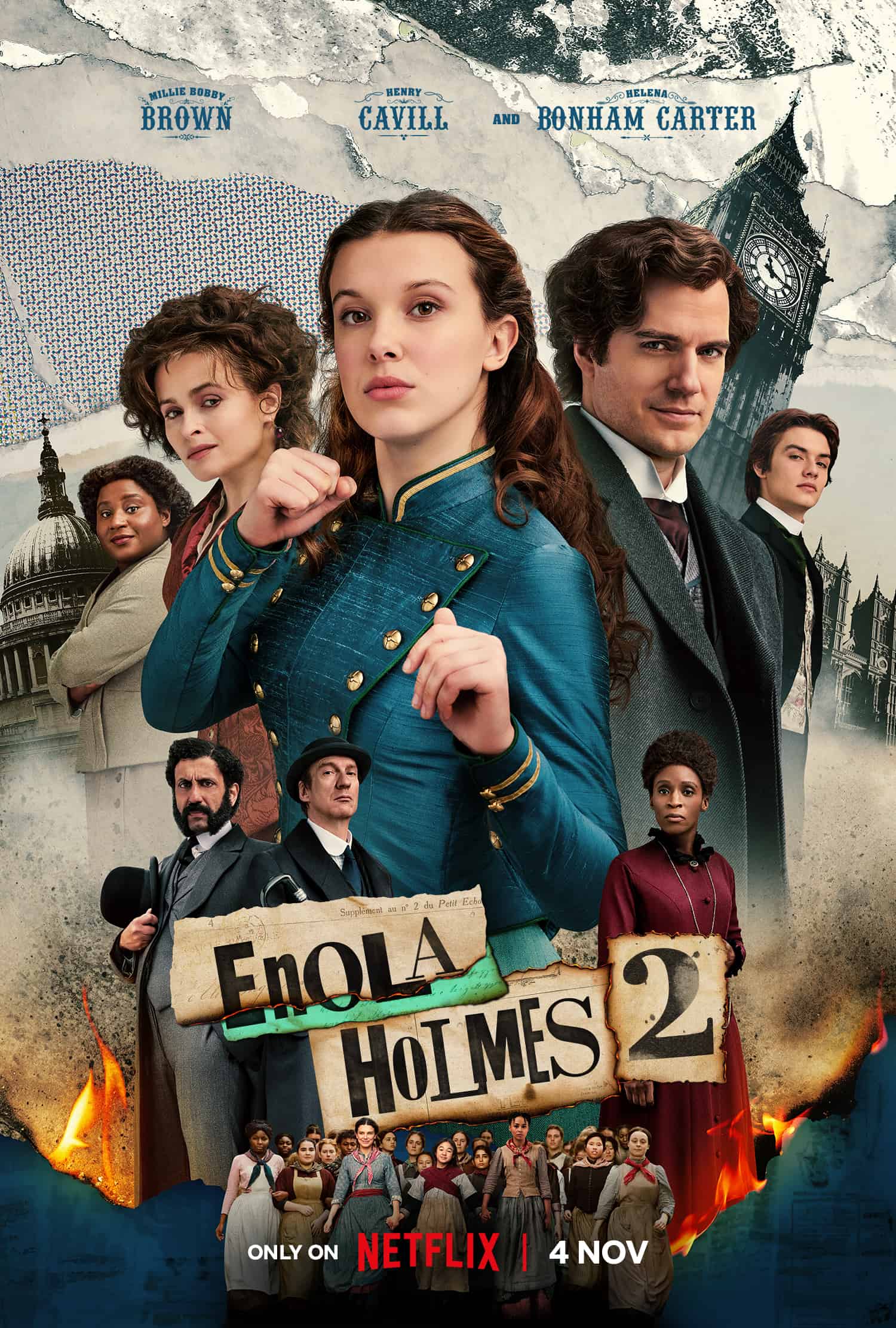 Enola Holmes 2 poster Not Halloween 2022