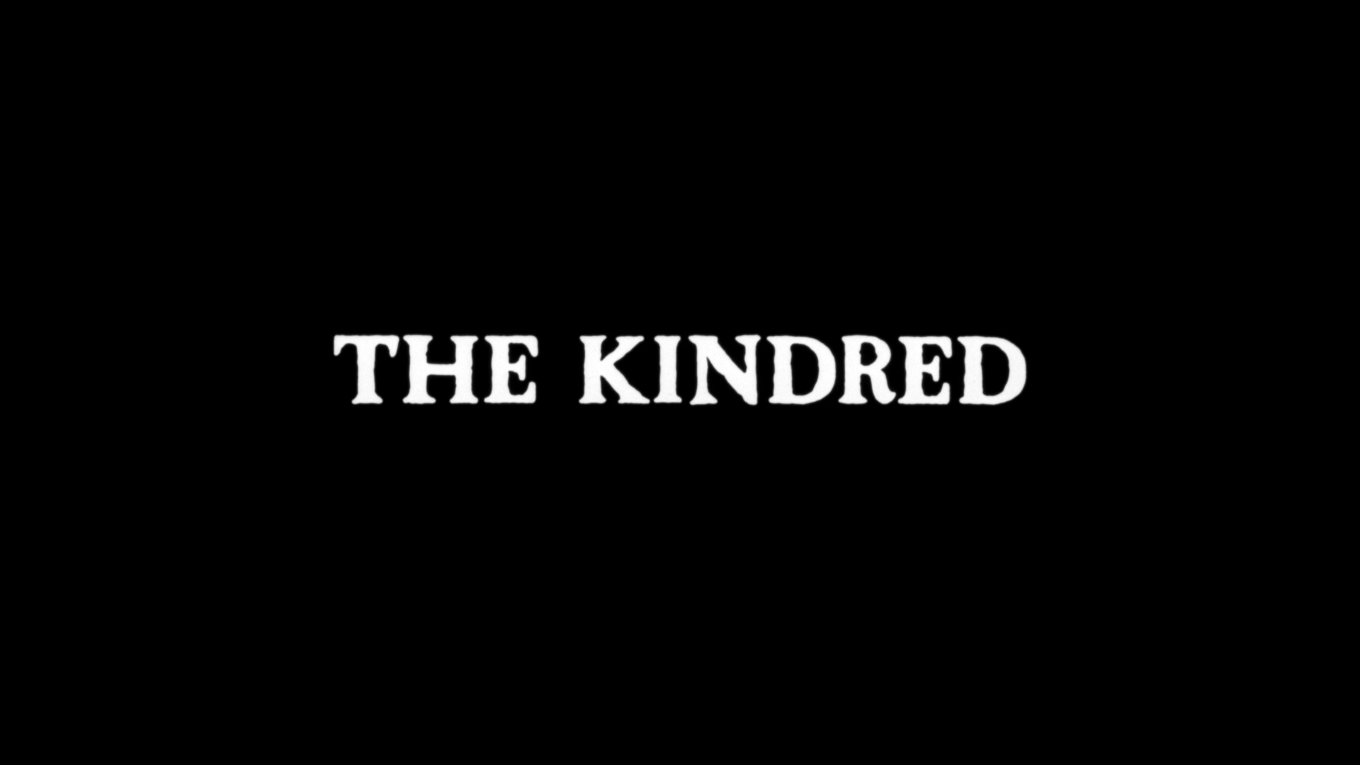 the kindred blu-ray title