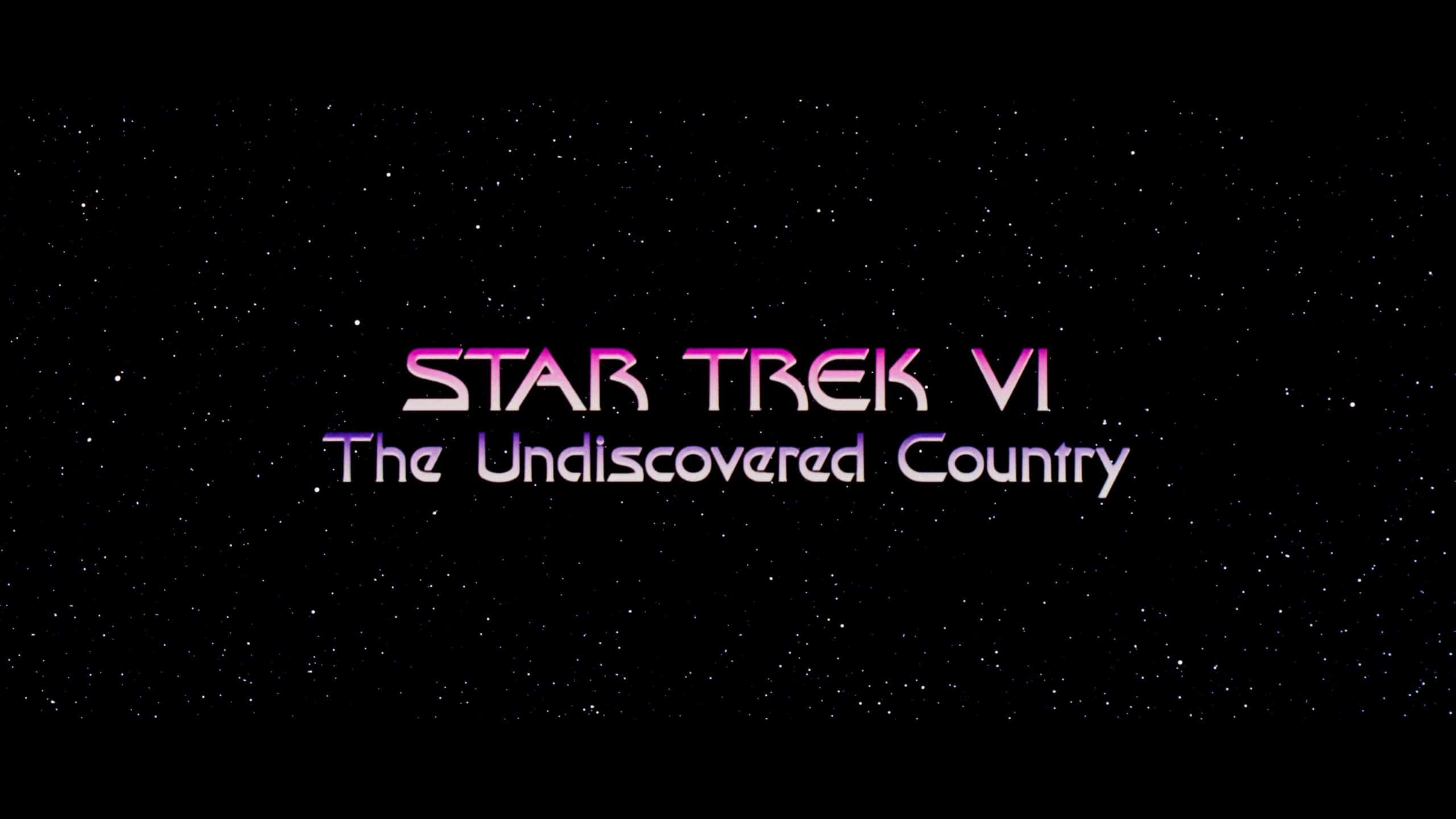 Star Trek VI The Undiscovered Country 4K title