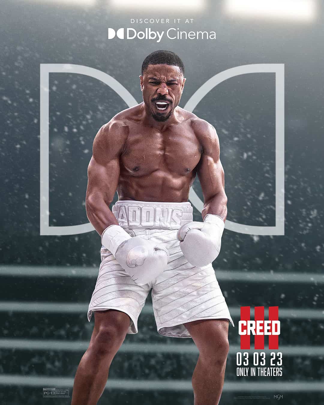 Behold the official Dolby poster for Creed III 22
