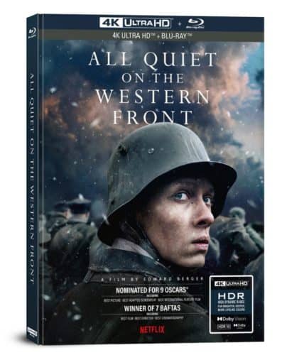 All Quiet On The Western Front" Receives 4K UHD Release: 2-Disc Limited Collector's Edition Media Book on March 28th 17