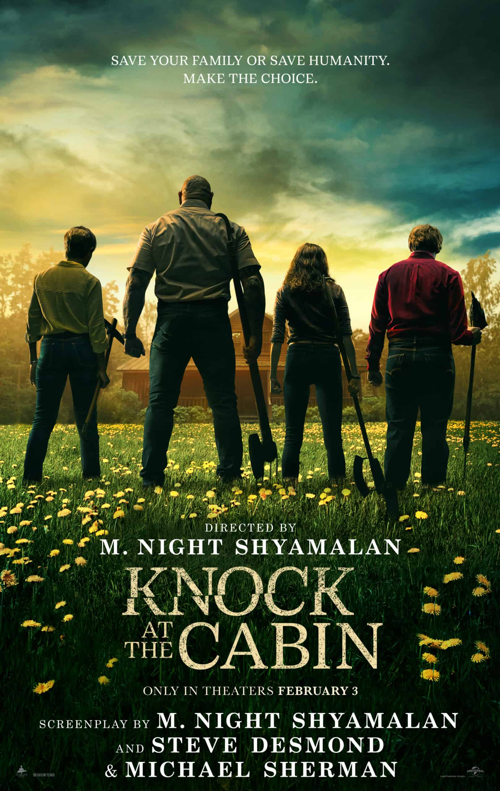 M. Night Shyamalan's Latest Film "KNOCK AT THE CABIN" offers clips! 51
