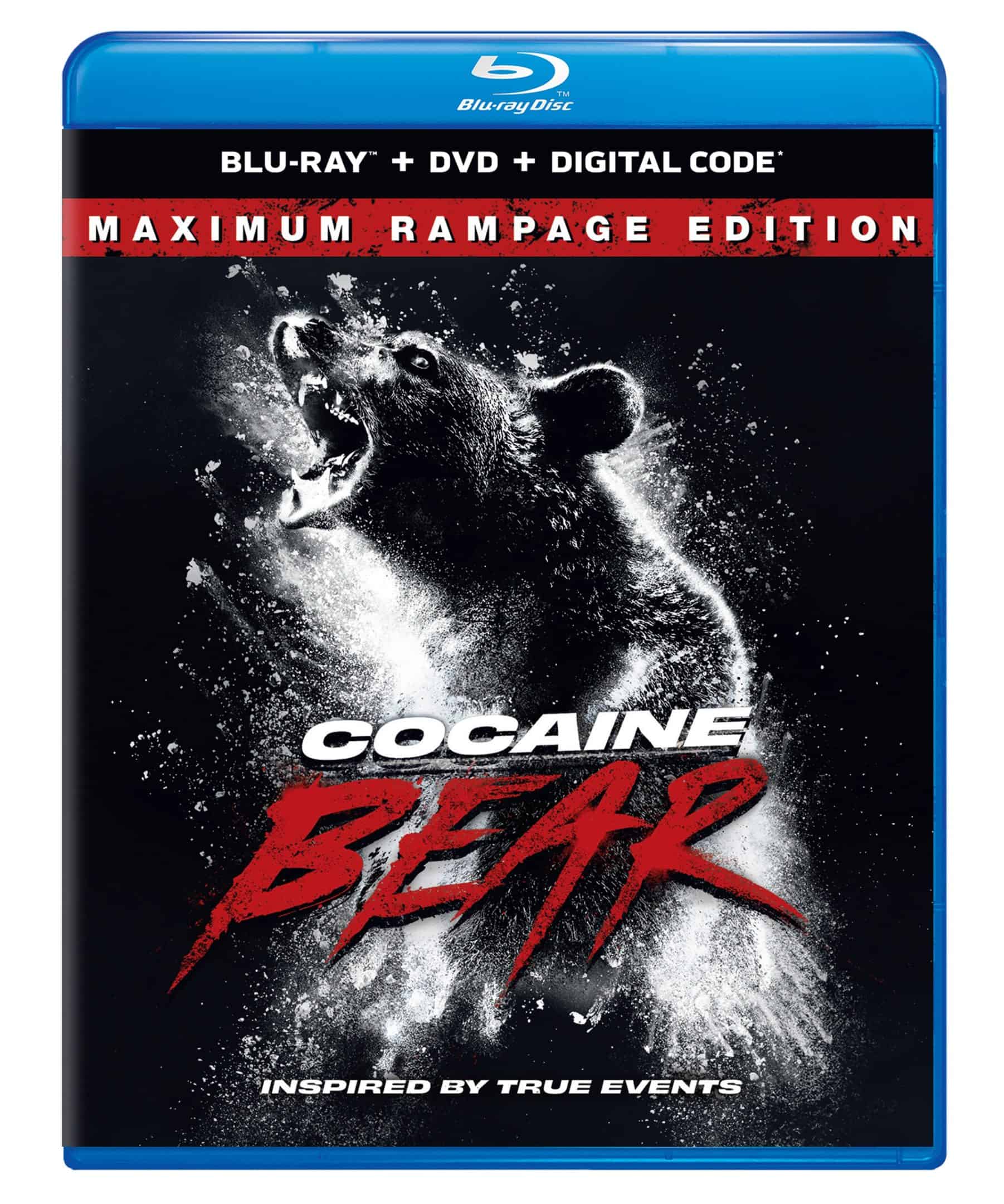 Cocaine Bear Blu-ray box