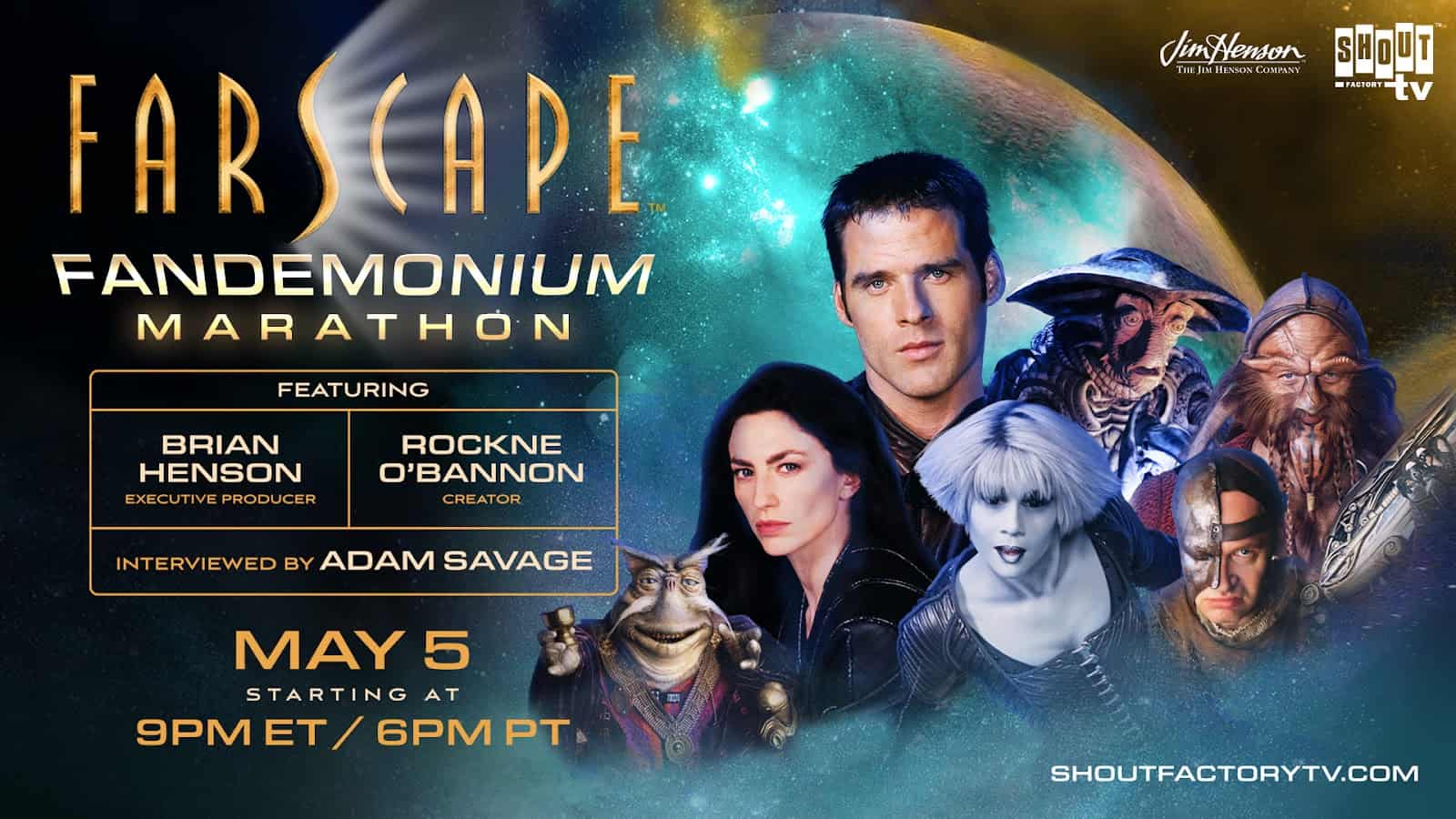 Shout! Factory TV Announces Farscape Fandemonium Marathon Featuring Executive Producers Brian Henson and Rockne O’Bannon 1