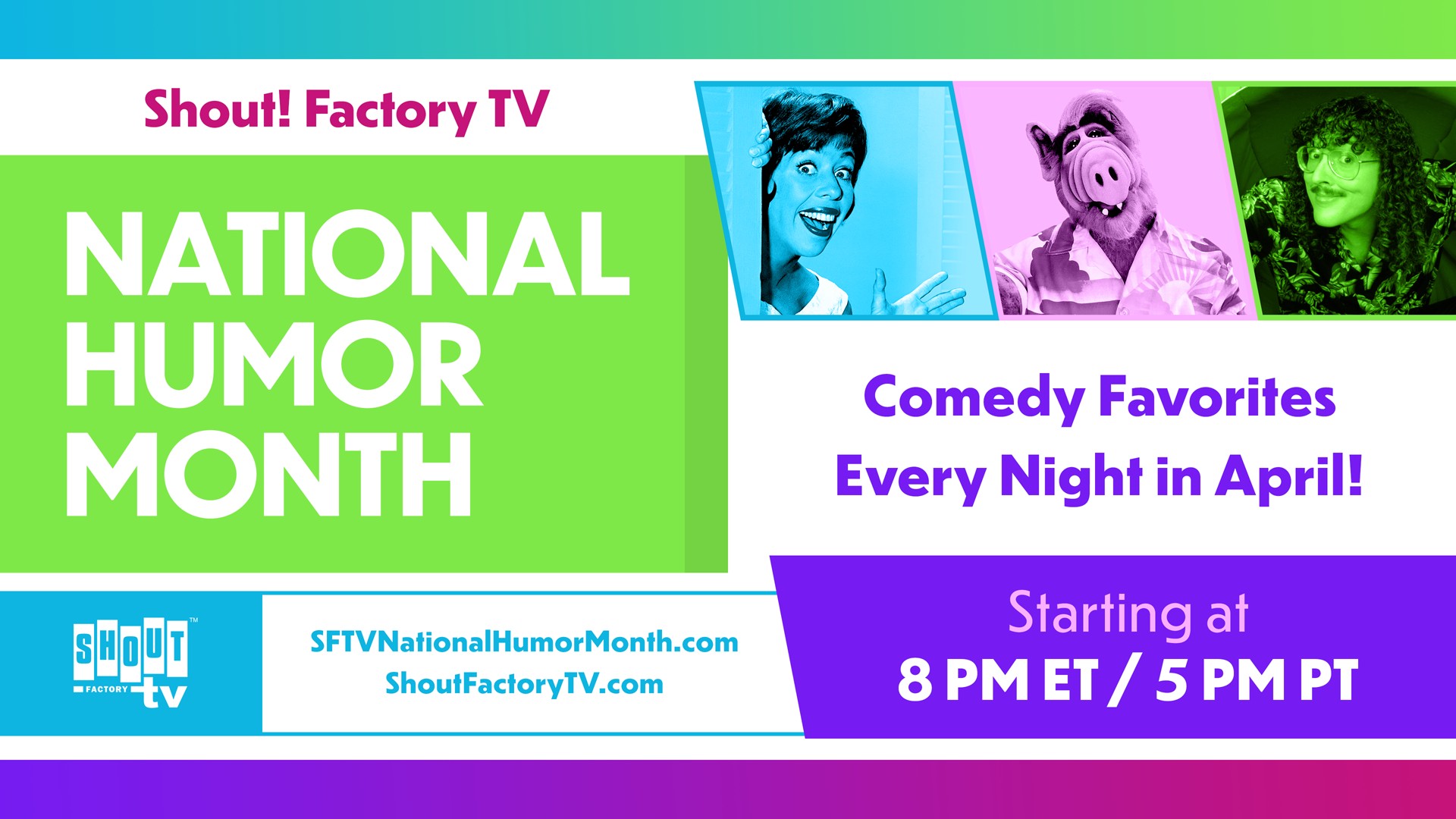 National Humor Month Shout Factory TV