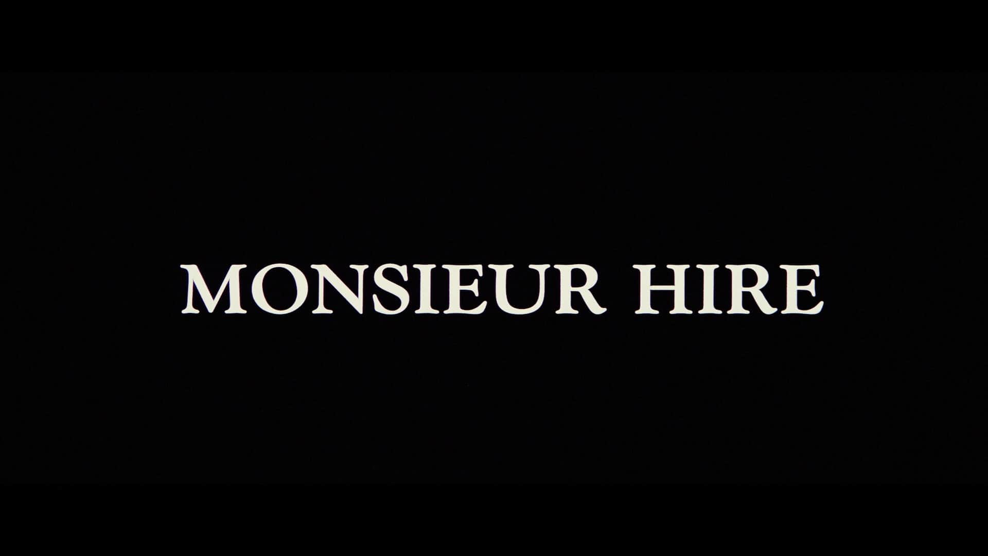 Monsieur Hire (1989) [Cohen Collection Blu-ray review] 66