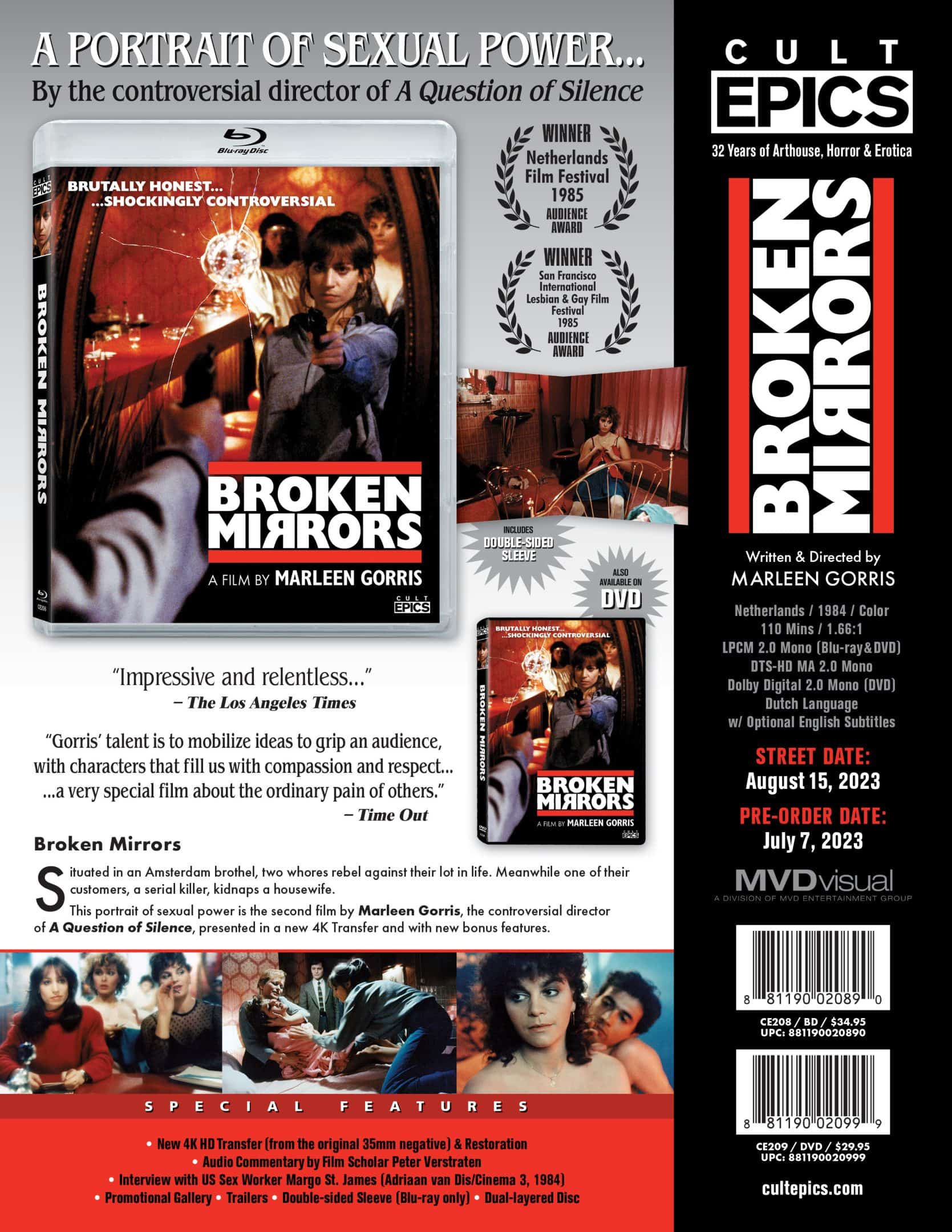 Broken Mirrors comes to Blu-ray via Cult Epics on August 15th 73