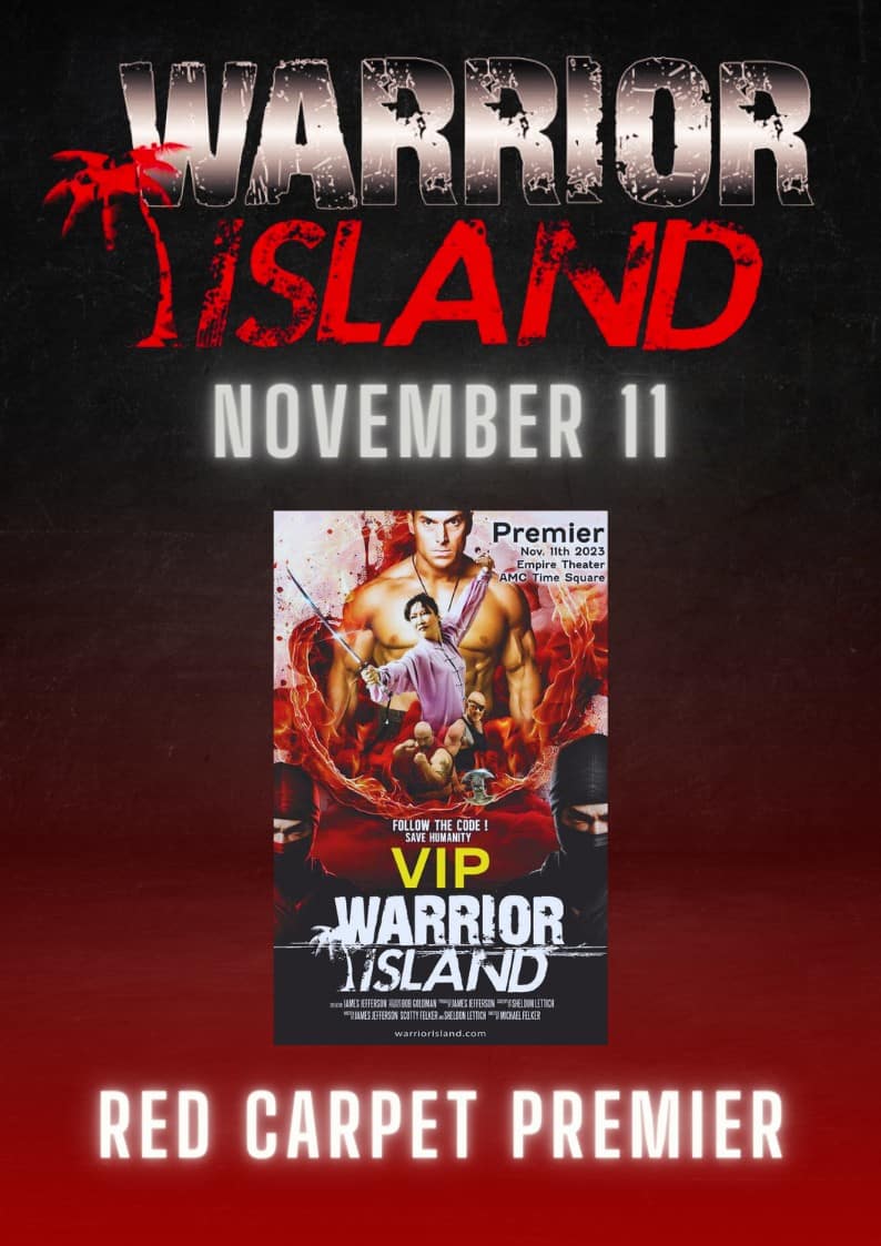 Warrior Island Red Carpet Premiere Descends on NYC's Times Square 1