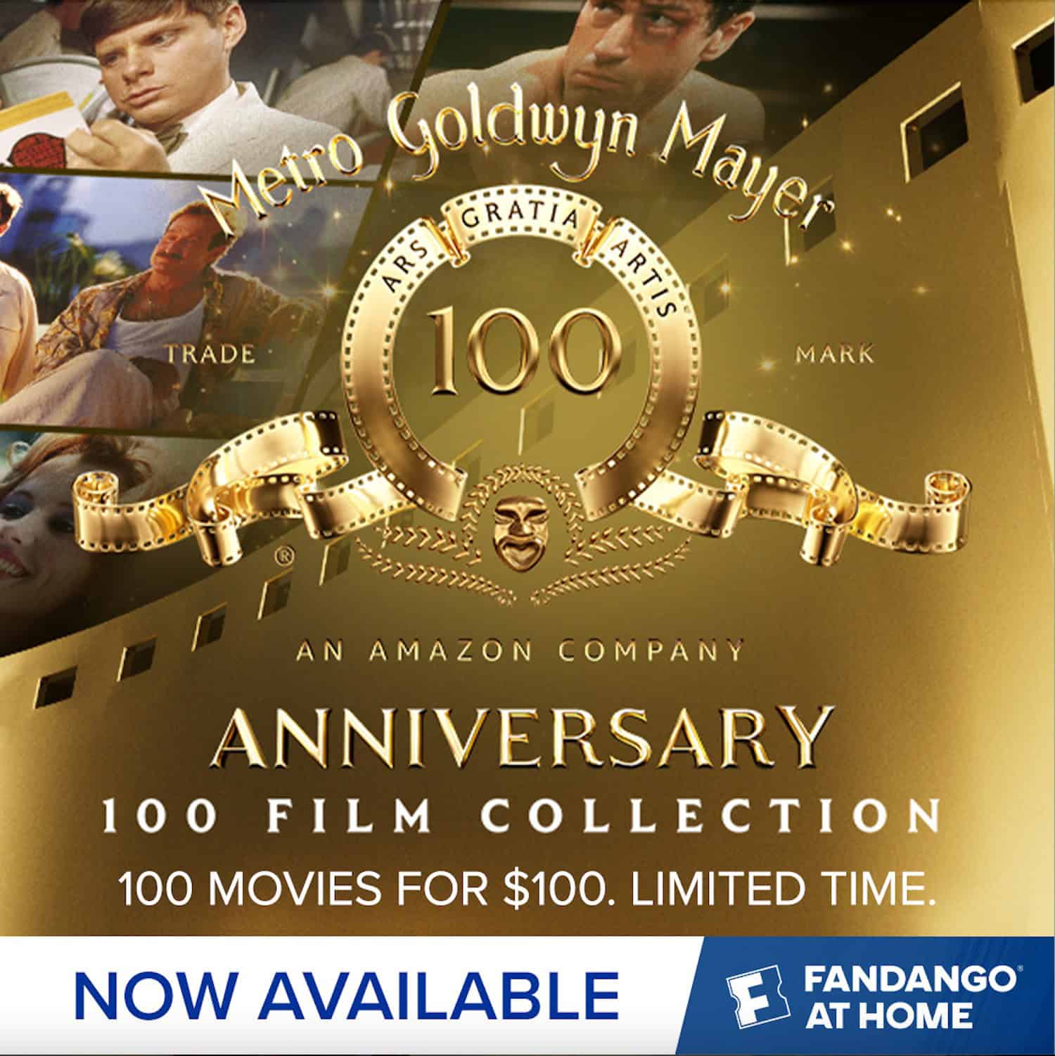 Commemorating a Century: MGM's 100th Anniversary Celebration on Fandango at Home! 1