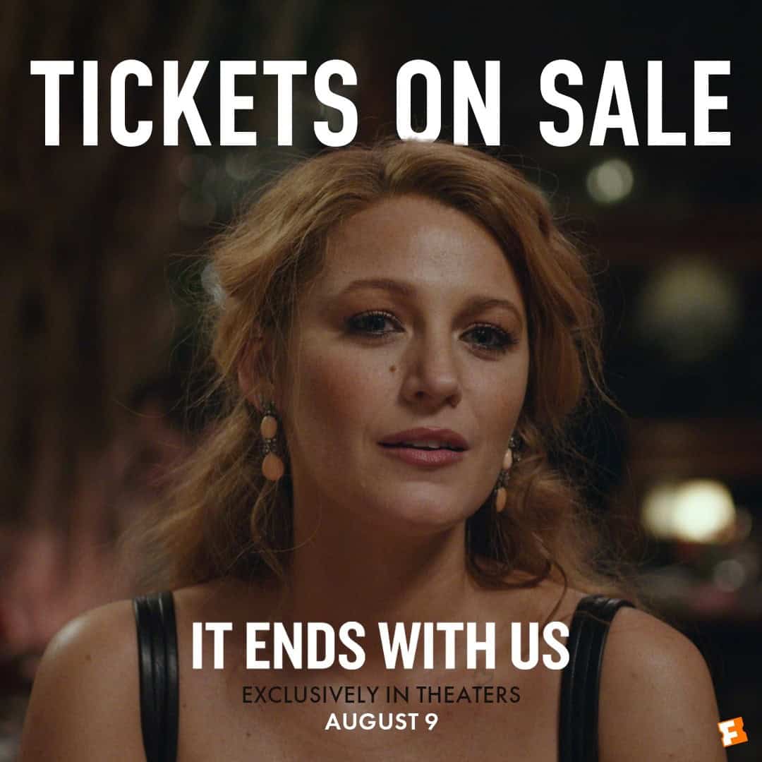 Romance Fans, Get Ready! Tickets for "It Ends With Us" Are Now Available on Fandango 73