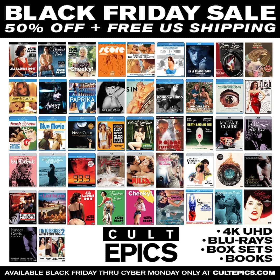 The Cult Epics Black Friday 2024 sale starts Friday 1