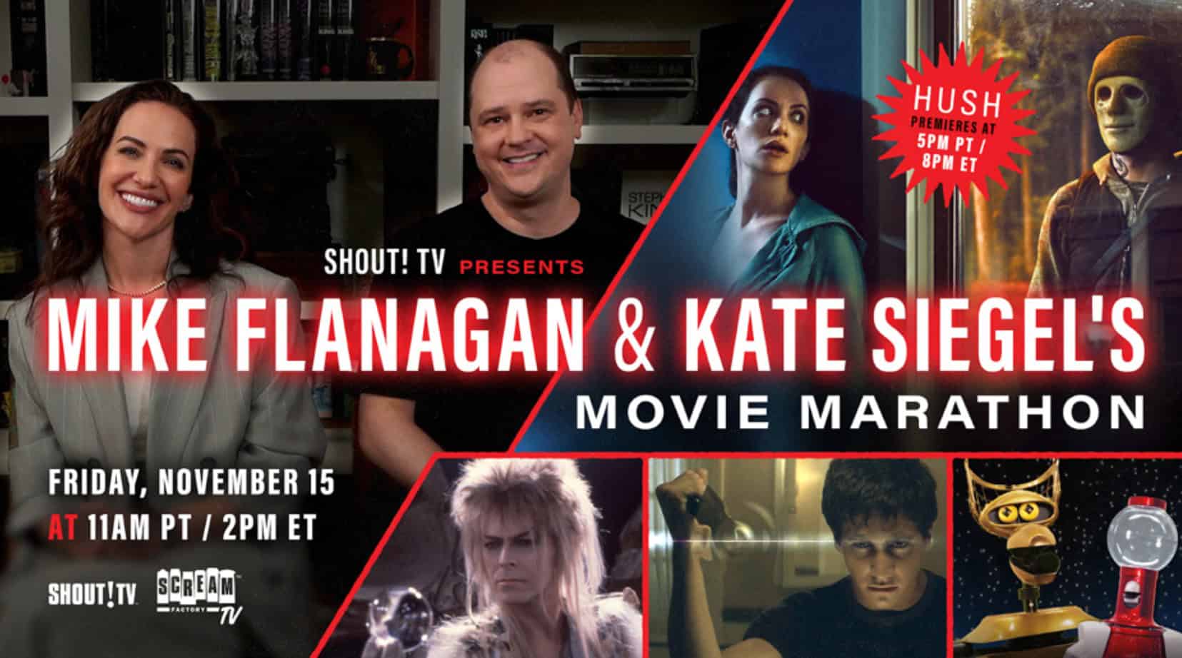 Celebrate the Best in Horror with Mike Flanagan & Kate Siegel’s Movie Marathon 3