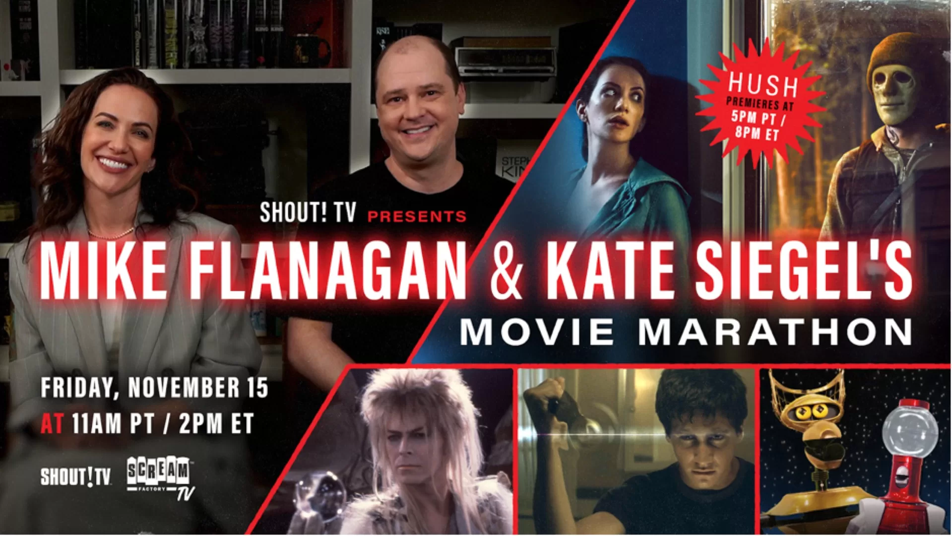 Celebrate the Best in Horror with Mike Flanagan & Kate Siegel’s Movie Marathon 1