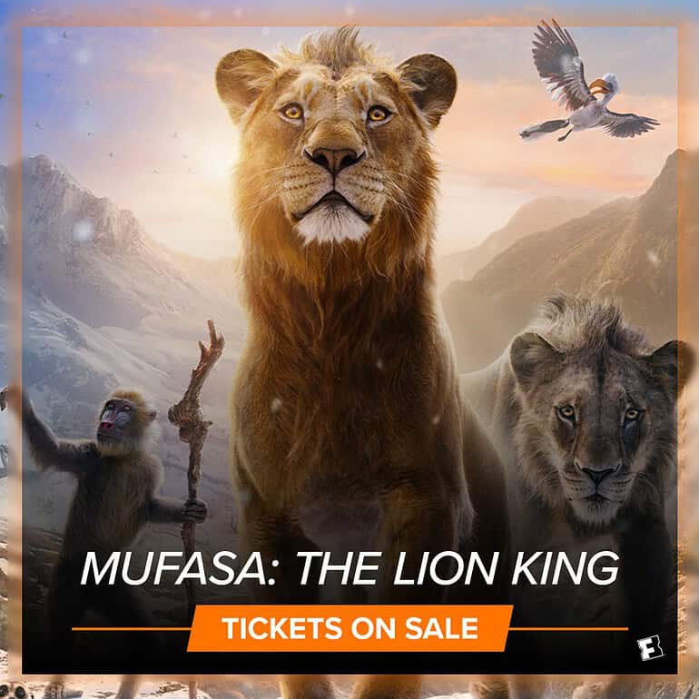 Mufasa: The Lion King starts ticket presales at Fandango!