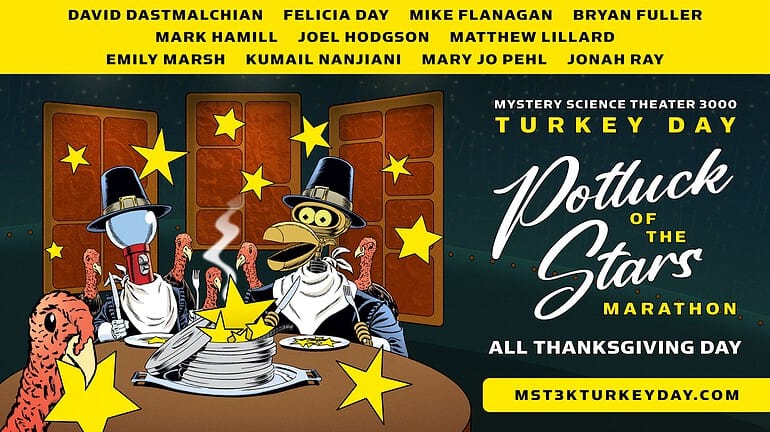 The Turkey Day Potluck of the Stars Marathon starts November 28th